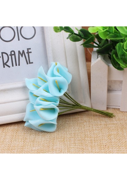 Stil 9 12 Adet 12/36/72/144 Adet Mini Köpük Calla Lily Sahte Çiçekler Buket Yapay Çiçekler Dekorasyon Için Düğün Dekorasyon Sevgililer Günü (Yurt Dışından)