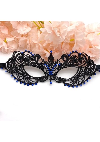 Stil 1 Parti Maskesi Altın Gümüş Dantel Ve Matkap Bayan Yarım Yüz Maskesi Masquerade Partileri