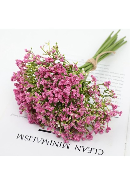 Yeşil 12 Adet/paket Yapay Gypsophila Çiçekler Beyaz Bebek Nefes Çiçek Düğün Gelin Dıy Çiçek Buketleri Ev Vazo Dekorasyon 32 cm (Yurt Dışından)