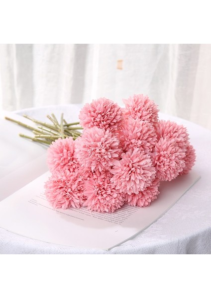 Pembe 5 Adet 3/5 Adet Ortanca Yapay Çiçekler Buket Ev Yatak Odası Dekoru Düğün Dekorasyon Zanaat Vazolar Çiçek Aranjmanı Aksesuarları (Yurt Dışından)