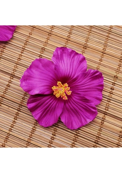 Gül Kırmızı 10 Adet Hibiscus Çiçekler Hawaii Parti Yaz Partisi Dıy Süslemeleri Yapay Çiçekler Hula Kızlar Lehine Saç Dekorasyon Çiçek (Yurt Dışından)