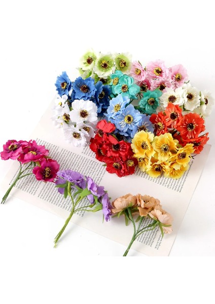 Ordu Yeşil 6 Adet/grup Yapay Papatya Stamens Çiçek Buketi Ev Dekor Düğün Dekorasyon Scrapbooking Craft Aksesuarları Için Sahte Çiçekler (Yurt Dışından) fiyatları