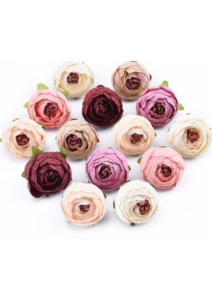 Stil 2 10 Adet Dekoratif Çiçekler Duvar Düğün Gelin Aksesuarları Gümrükleme Diy Hediyeler Kutusu Yapay Çiçekler Scrapbooking Ipek Çay Güller (Yurt Dışından) fiyatları