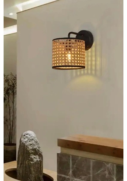 Pena Siyah Rattan Aplik