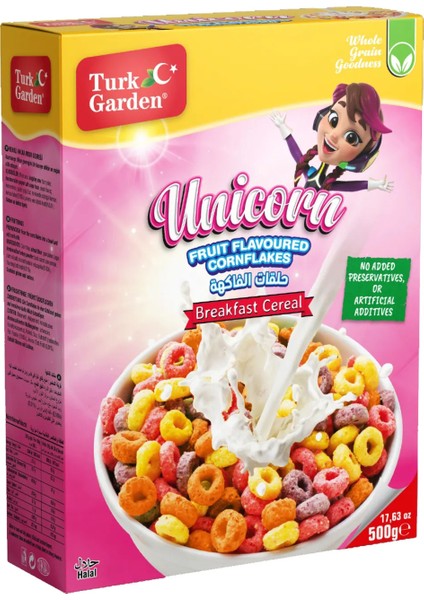 Turk Garden Choco Shells + Unıcorn Mısır Gevreği 500 gr 5'li Karışık Paket