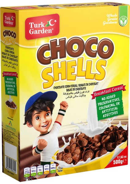 Turk Garden Choco Shells + Unıcorn Mısır Gevreği 500 gr 5'li Karışık Paket