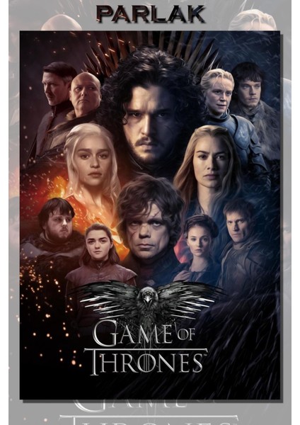 Game Of Thrones Dizi Poster - Duvar Kağıdı Yüksek Kalite Baskı