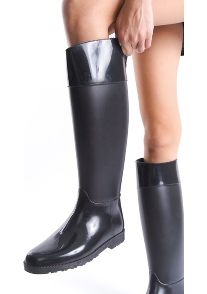 MBTB2028-S Kadın Siyah Yağmur Çizmesi modelleri