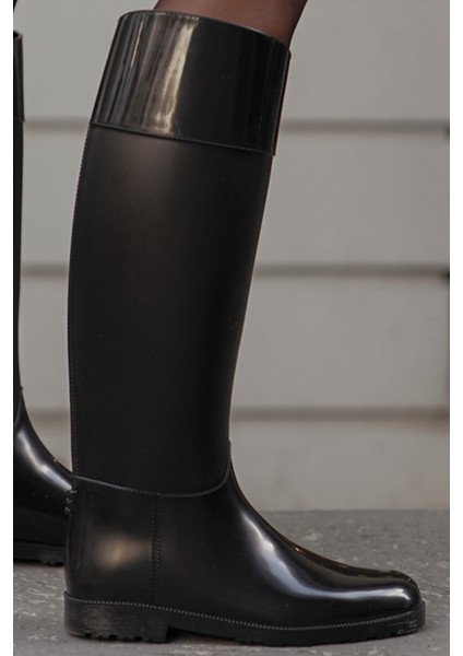 MBTB2028-S Kadın Siyah Yağmur Çizmesi indirimleri