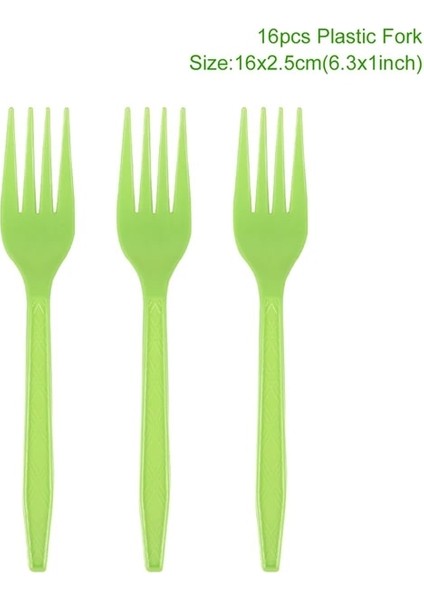 16 Adet Plastik Çatal Orman Hayvan Sofra Vahşi Bir Doğum Günü Partisi Dekorasyon Orman Orman Hayvan Safari Tema Parti Çocuk Çocuk Bebek Duş Malzemeleri (Yurt Dışından)
