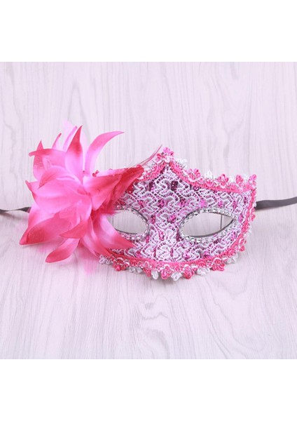 Gümüş Cosplay Yüz Kapatma Beaty Kişilik Rahat Elegance Yaratıcı Süslenmiş Rhinestones Yarım Yüz Dantel Venedik Maskesi indirimleri