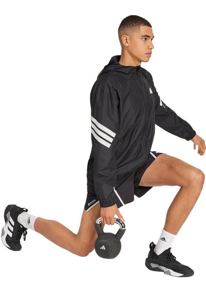 Siyah Erkek Ceket GYM+3S WNDBREAK JM6753 Siyah Erkek Ceket GYM+3S WNDBREAK JM6753