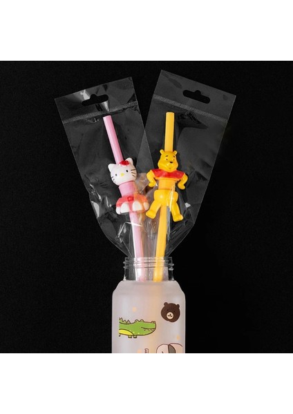 Pembe Maymun 1 Adet 5/3/1 Adet Plastik Pipet Doğum Günü Partisi Süslemeleri Örümcek Kahraman Sofra Takımı Mickey Mouse Yeniden Kullanılabilir Eko Saman Çocuklar Payet (Yurt Dışından)