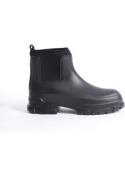 MBTB2026-S Kadın Yanları Elastik Siyah Kısa Yağmur Botu fiyatları