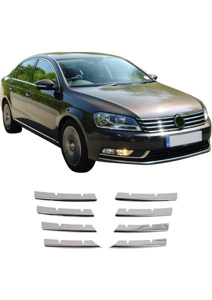 Volkswagen Passat B6 Uyumlu 2005-2010 Krom Ön Panjur 8 Parça Paslanmaz Çelik fiyatları