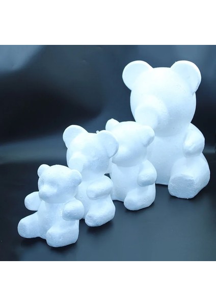 20 cm FAT Ayı Çok Boyutlu 1 Adet Strafor Köpük Ayı Beyaz Zanaat Topu Dıy Noel Partisi Dekorasyon Hediye (Yurt Dışından) modelleri