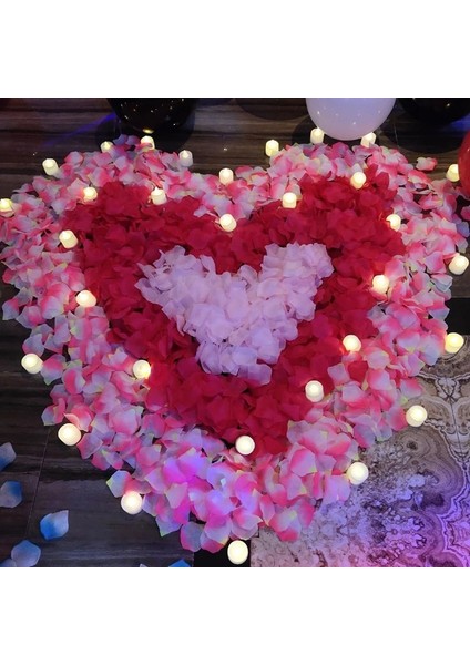 Lacivert 500PCS 100/500PCS Yapay Gül Yaprakları Renkli Romantik Düğün Yıldönümü Ipek Gül Çiçek Düğün Dekorasyon Için Güller Malzemeleri (Yurt Dışından)