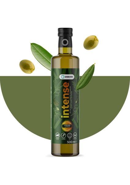 Ultra Yüksek Polifenollü +1500 Intense Zeytinyağı 500 ml