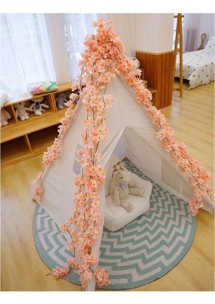 1 Adet Renk 03 1.8 M Çiçek Çelenk Yapay Çiçekler Dize Ipek Sakura Kiraz Çiçeği Ev Bahçe Düğün Kemer Dekorasyon Için Asılı Asma (Yurt Dışından) fırsatları