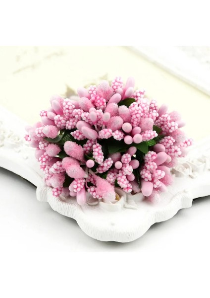 Turuncu 12 Adet Mini Tomurcuk Organlarındaki Aile Bahçesi El Yapımı Yapay Buket Düğün Merry Christmas Dekorasyon Dıy Inci Zanaat Sahte Çiçekler (Yurt Dışından) fırsatları