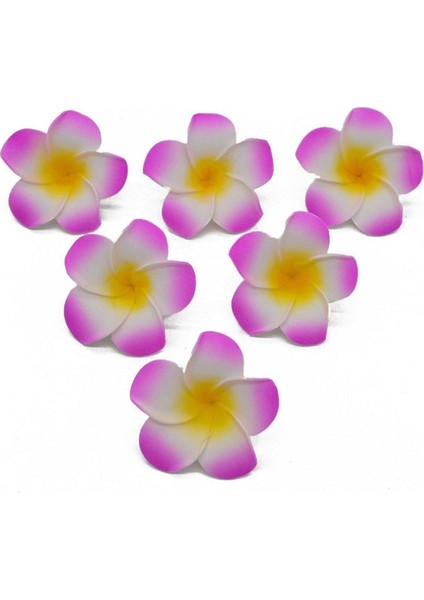 H04 5 cm 10 Adet/grup 5-9 cm Hawaii Frangipani Pe Köpük Yapay Çiçek Dıy Çelenk Headdress Çiçekler Düğün Dekorasyon Parti Malzemeleri (Yurt Dışından)
