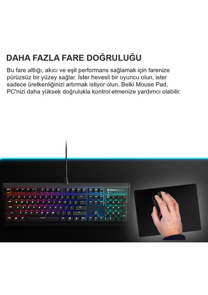 MP07 - 24x33 Ofis ve Gaming Mousepad | Kaymaz Taban, Oyuncu Gamepad, Ev, Ofis, Oyun için