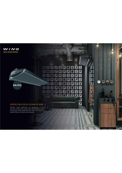 Vts Wıng C 100 Ac Isıtmasız Hava Perdesi Beyaz
