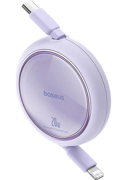 FREE2PULL Mini Makaralı Type-C To Lightning 20W Kablo 1 mt Mor fiyatları