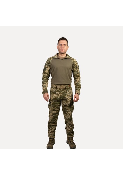 Dijital Kamuflaj Tişört Pantolon Takım, Kamuflaj Desenli Airsoft Askeri Üniforma