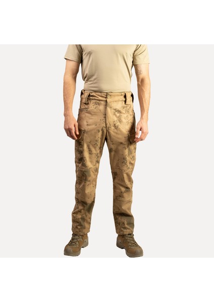 Jandarma Kamuflaj Desenli 1062 8 Cepli Softshell Pantolon