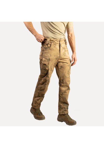Jandarma Kamuflaj Desenli 1062 8 Cepli Softshell Pantolon