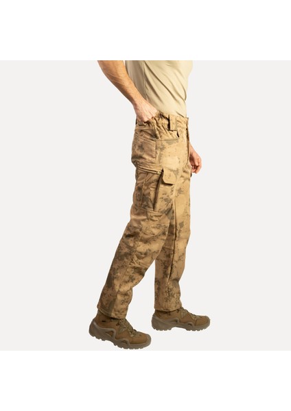 Jandarma Kamuflaj Desenli 1062 8 Cepli Softshell Pantolon