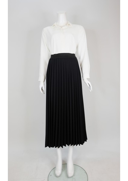 450 Sentez Etek Beli Lastikli Plise