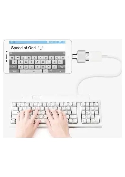USB To Type - C Ye Dönüştürücü - Klavye Mouse Joystick Telefona Bağlama