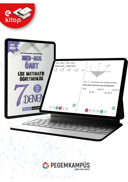 2025 Meb-Ags-Öabt Lise Matematik Öğretmenliği Tamamı Çözümlü 7 E-