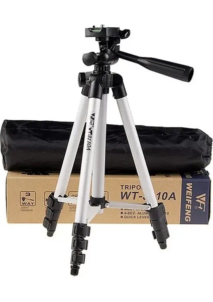 Tripod : Telefon ve Kamera Tutucu Ayak + Telefon Tutucu - 105CM fırsatları