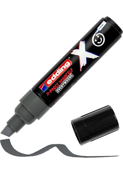 E-6900 Multimaker Çok Yönlü Akrilik Boya Seti Kesik Uçlu Markör 2-10 mm Red & Grey modelleri