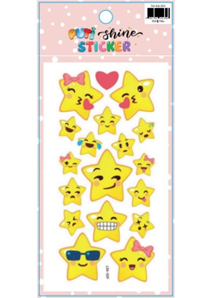 Putı Shıne Stıcker - Yıldız Gulen Yuzler