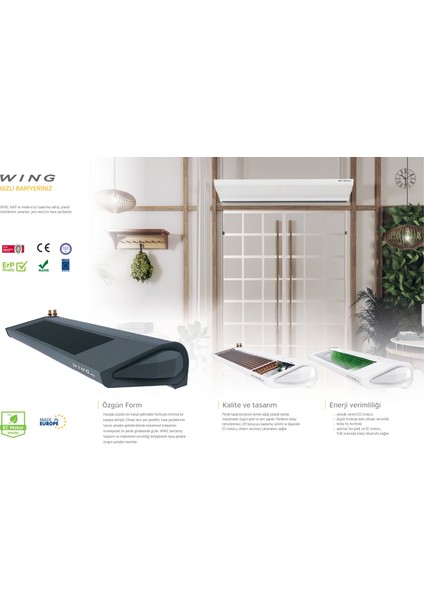 Vts Wıng Iı C 150 Ac Isıtmasız Hava Perdesi Beyaz fiyatları