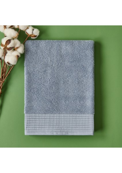 Soft Premium Yüz Havlusu - Mavi - 50X90 cm
