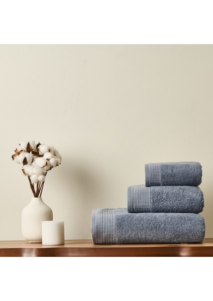 Soft Premium Yüz Havlusu - Mavi - 50X90 cm fiyatları