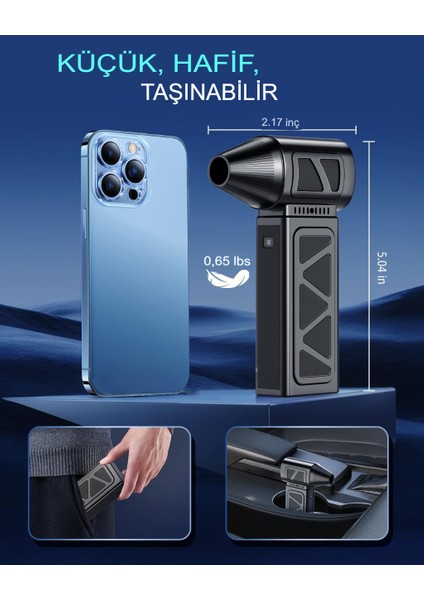 Mega Turbo Üfleyici Elektrikli Şiddetli Fan Hava Kompresör 130.000RPM Mangal Barbekü Fanı fiyatları
