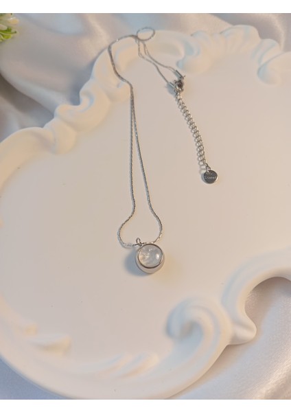 Çelik Silver Kolye