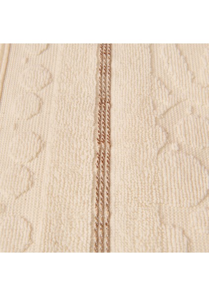 Soft Zeleno Yüz Havlusu - Krem - 50X70 cm