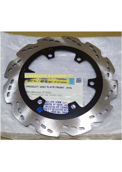Tvs Apachi 150 -180 Ön Fren Diski Orjinal