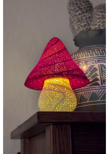 Mantar Tasarımlı Dekoratif LED Gece Lambası fiyatları