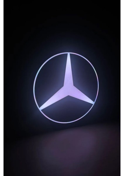Mercedes Logolu Gece Lambası