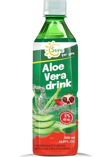 Nar Aromalı Aloe Vera Parçacıklı İçecek