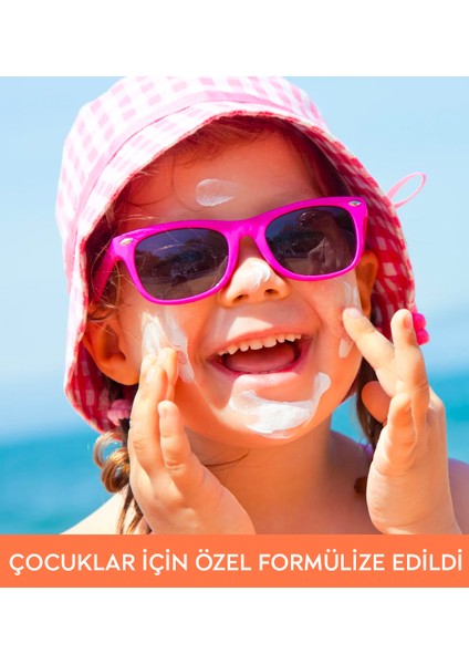 Bebekler Ve Çocuklar İçin Güneş Koruyucu Suya Dayanıklı Tüm Ciltler İçin