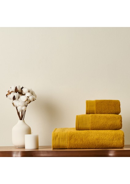 Soft Premium Banyo Havlusu - Hardal - 70X140 cm